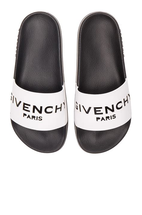 givenchy men's slippers|Givenchy slides white and black.